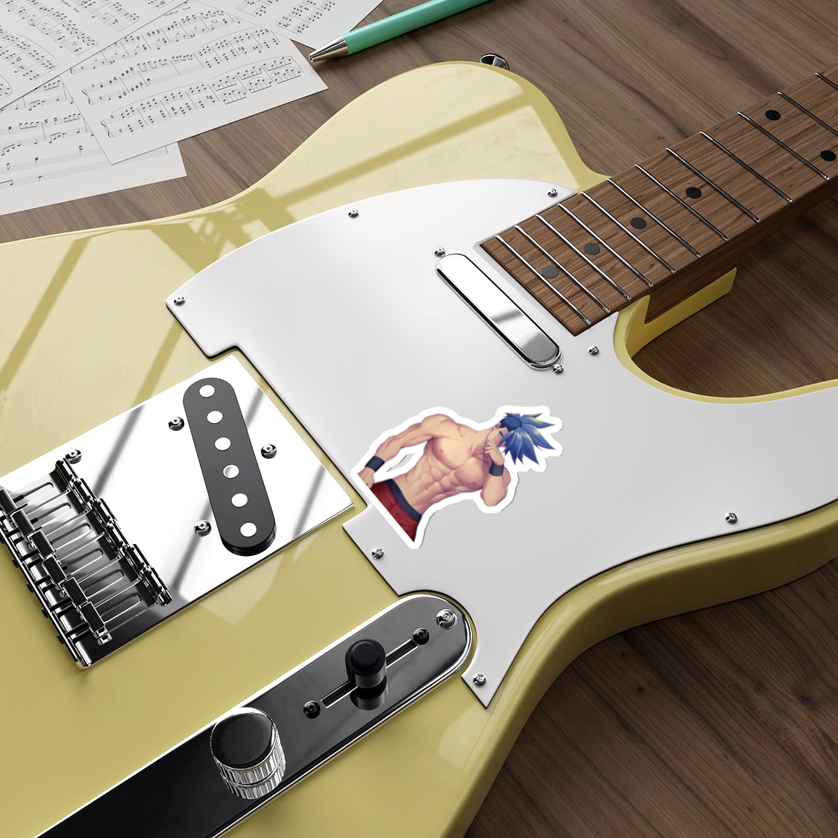 Autocollant imperméable Promare - Autocollant en vinyle Anime Galo Husbando - Autocollant pour pare-chocs de voiture - Autocollant pour ordinateur portable