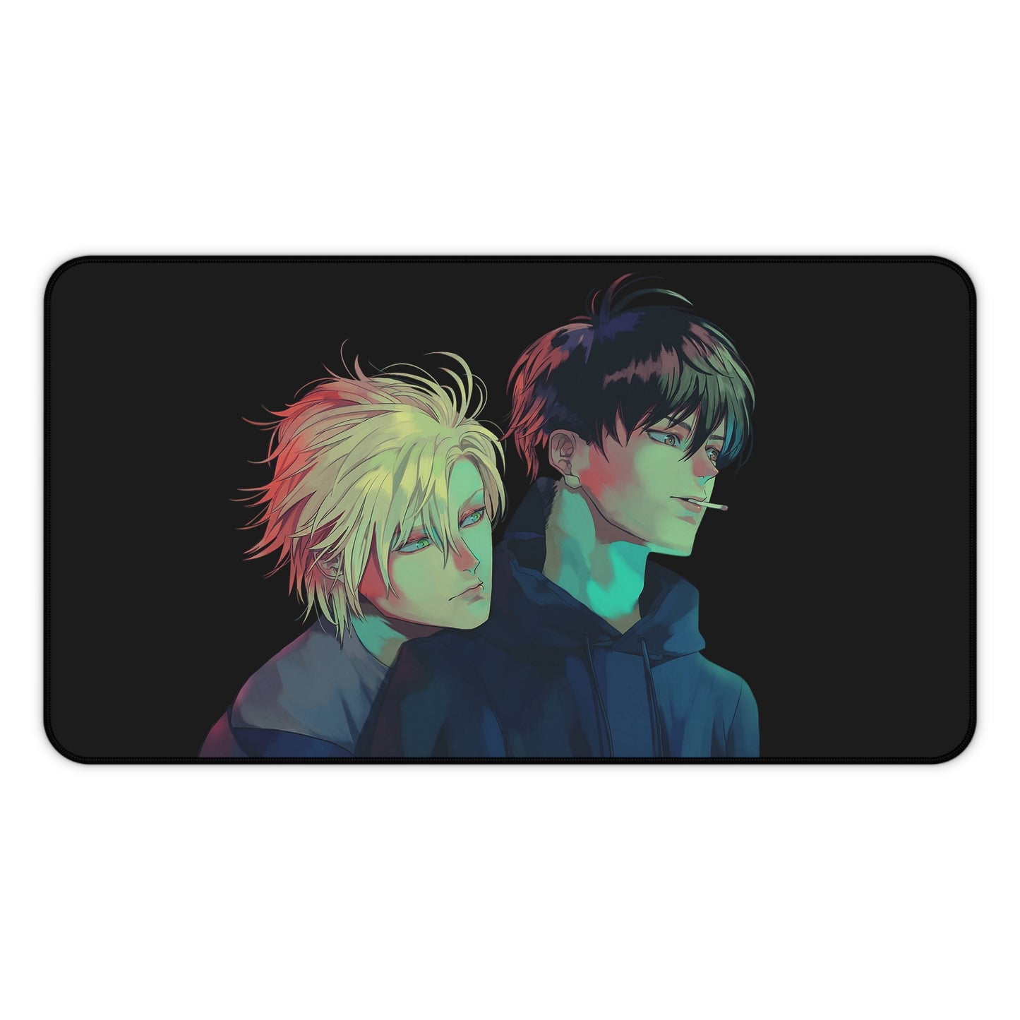 Banana Fish Mousepad - XXL Anime Desk Mat - Ash Lynx and Eiji Okumura Manga Desk Pad