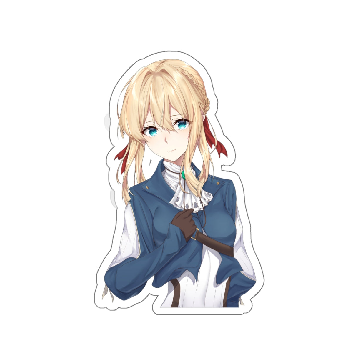 Autocollant Violet Evergarden - Autocollant en vinyle Anime Waifu - Autocollant de voiture étanche - Autocollant pour ordinateur portable - Autocollant Manga