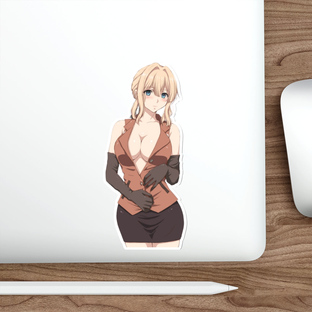 Autocollant Violet Evergarden - Autocollant en vinyle sexy Anime Waifu - Autocollant de voiture étanche - Autocollant pour ordinateur portable - Autocollant Manga