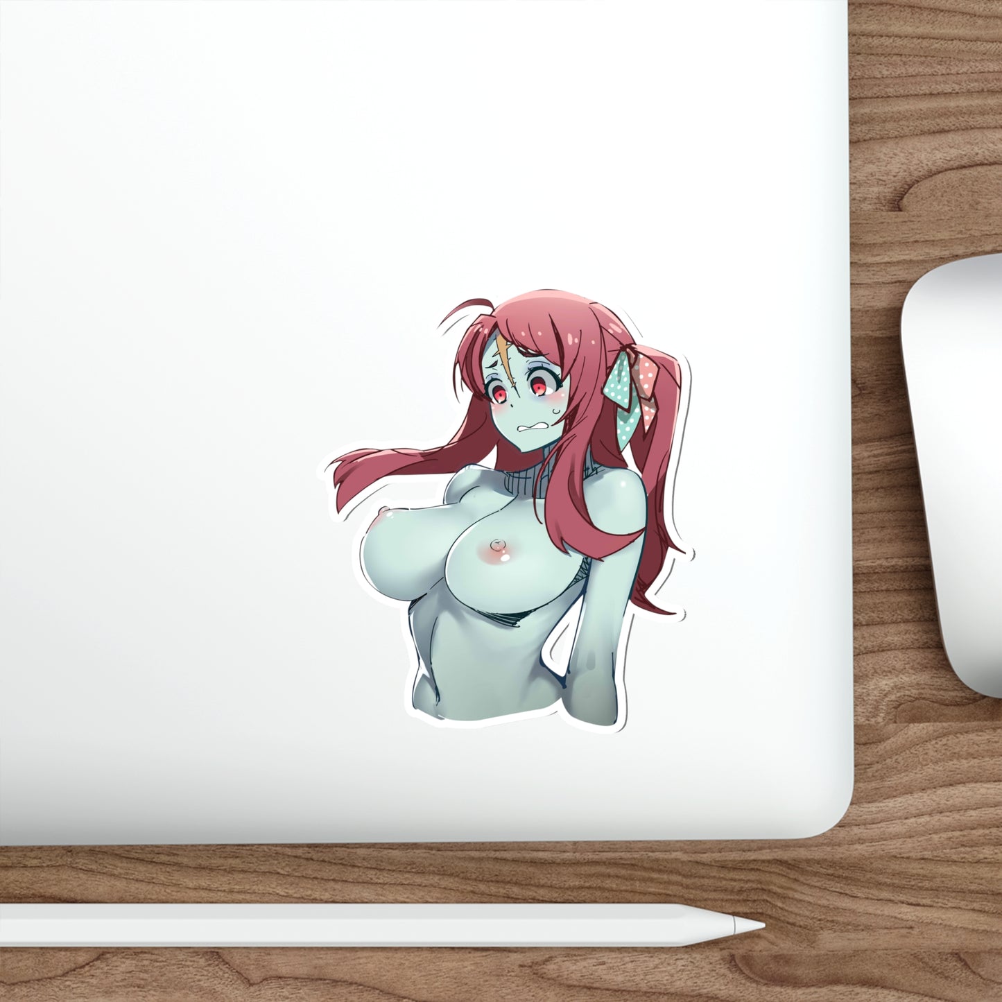 Sakura Minamoto Nude Topless Zombieland Saga Waterproof Sticker - Ecchi Vinyl Decal