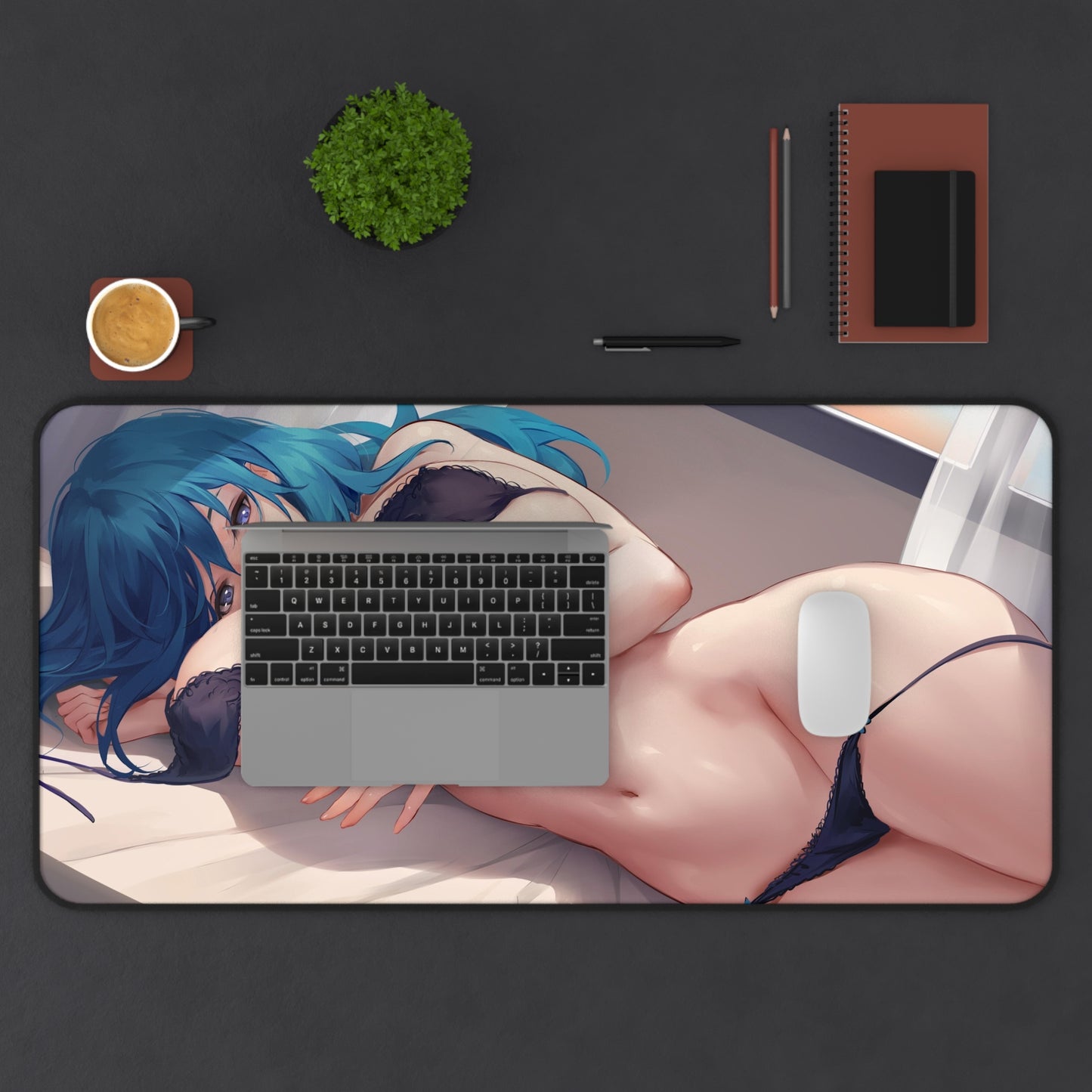 Fire Emblem Three Houses Mousepad - Large Byleth Oppai Ecchi Desk Mat - Boobs Mouse Pad - Sexy Girl Playmat