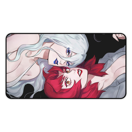 Devilman Crybaby Desk Mat - Siren and Psycho Jenny XXL Anime Mousepad - Manga Desk Pad