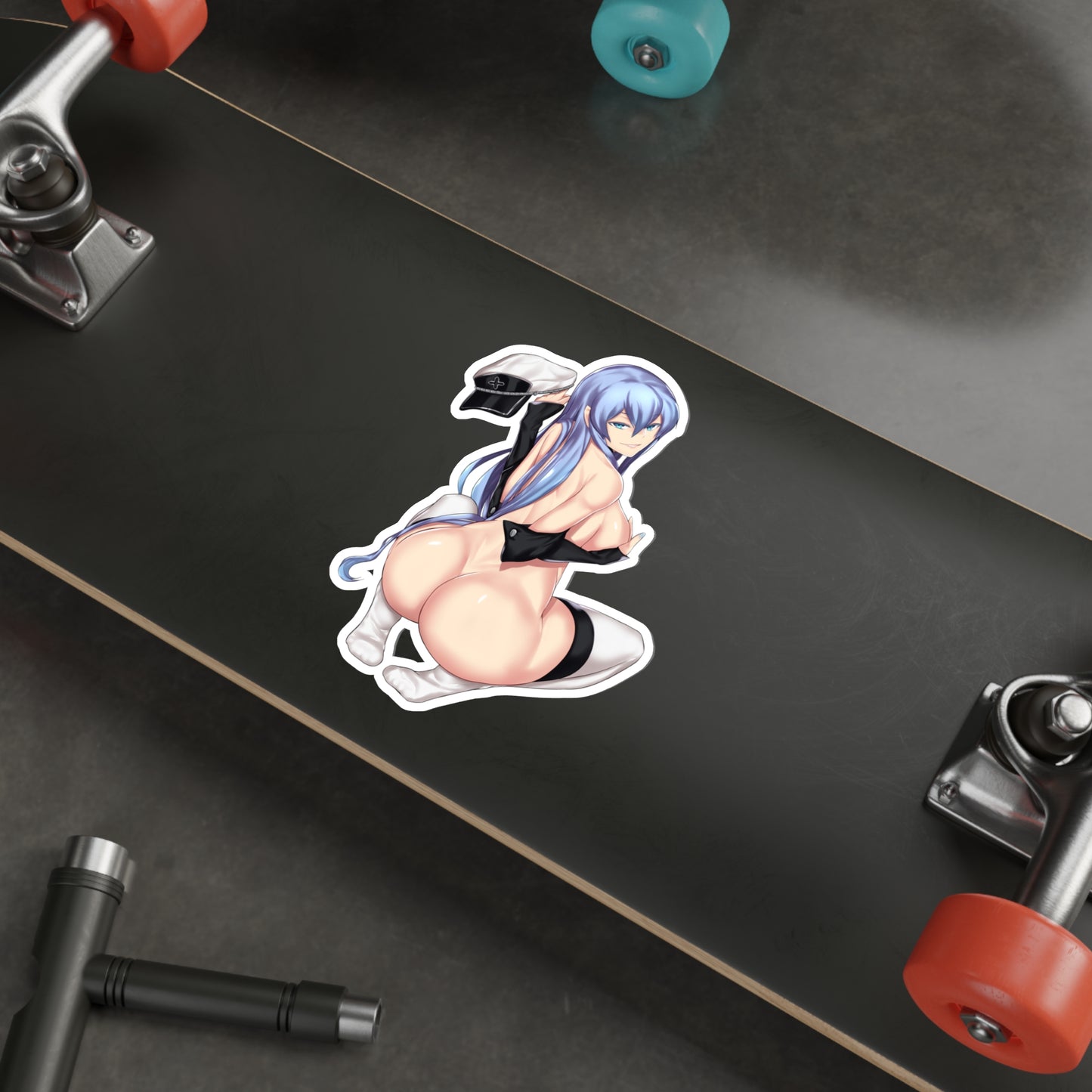 Akame Ga Kill Nude Esdeath Waterproof Sticker - Ecchi Vinyl Decal