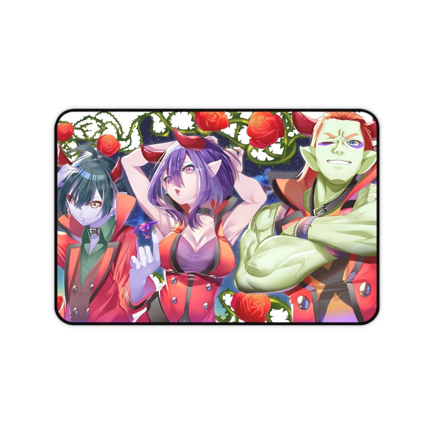 Healin Good Pretty Cure Anime Desk Mat - Byogens Daruizen Shindoine Guaiwaru Precure Mousepad - Villains Non Slip Playmat