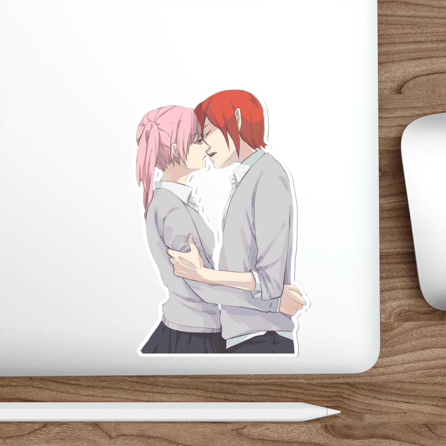 Horimiya Waterproof Sticker - Remi Ayasaki and Kakeru Sengoku Kissing Anime Vinyl Decal