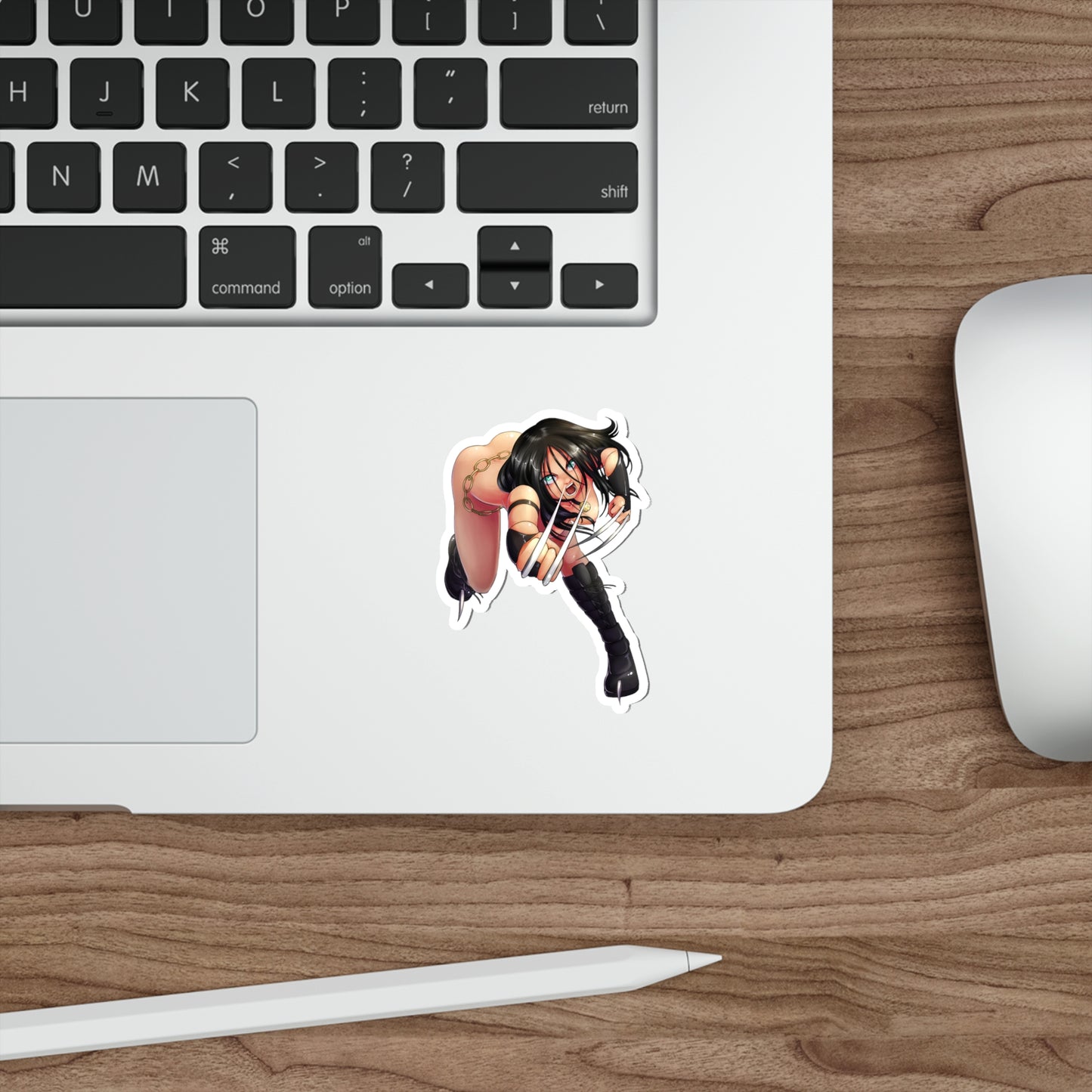 Nude Laura X-23 Waterproof Sticker - Ecchi Vinyl Decal