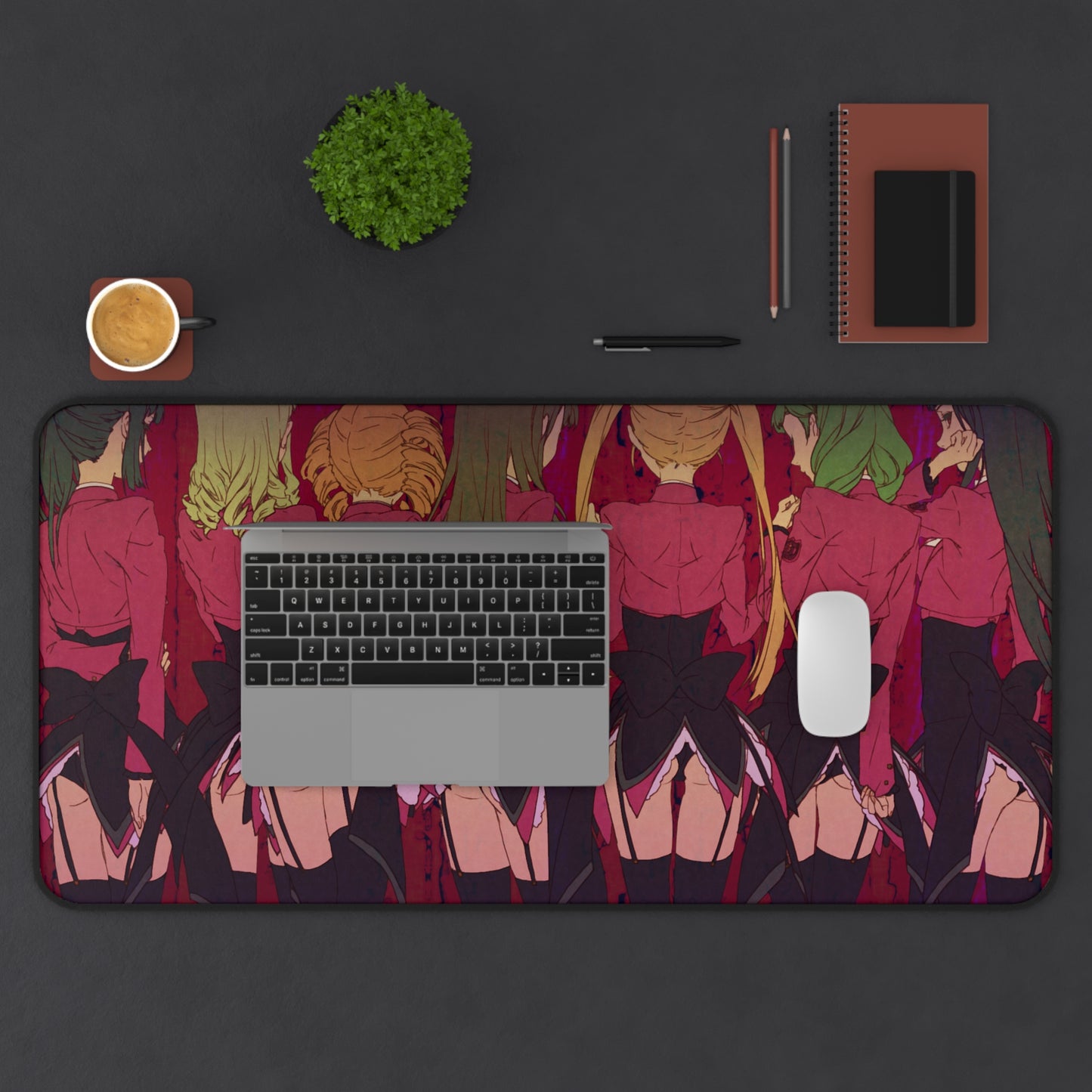 Umineko When They Cry Desk Mat - Sisters of Purgatory Mousepad - Sexy Butts Visual Novel Dojin Playmat - Umineko no Naku Koro ni