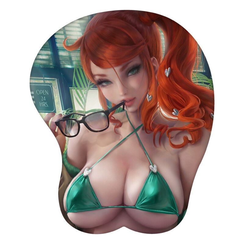 Trainer Protagonist Sonia 3D Mouse Pad Anime Wrist Rest Silicone Creative Gaming Mousepad Mat