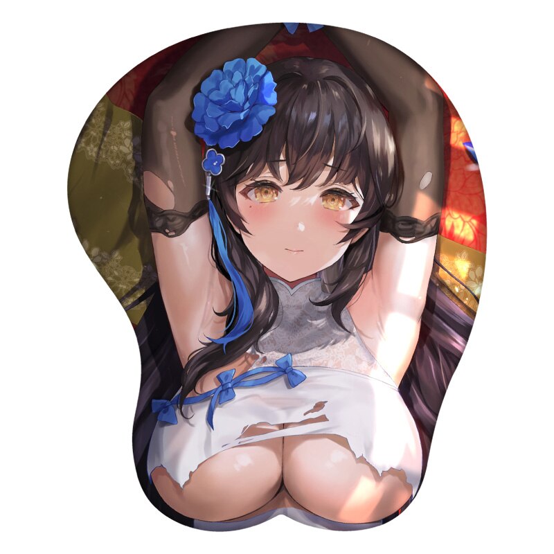 Anime 3D Mouse Pad QBZ-95 Girls&#39; Frontline Wrist Rest Silicone Sexy Creative Gaming Mousepad Mat