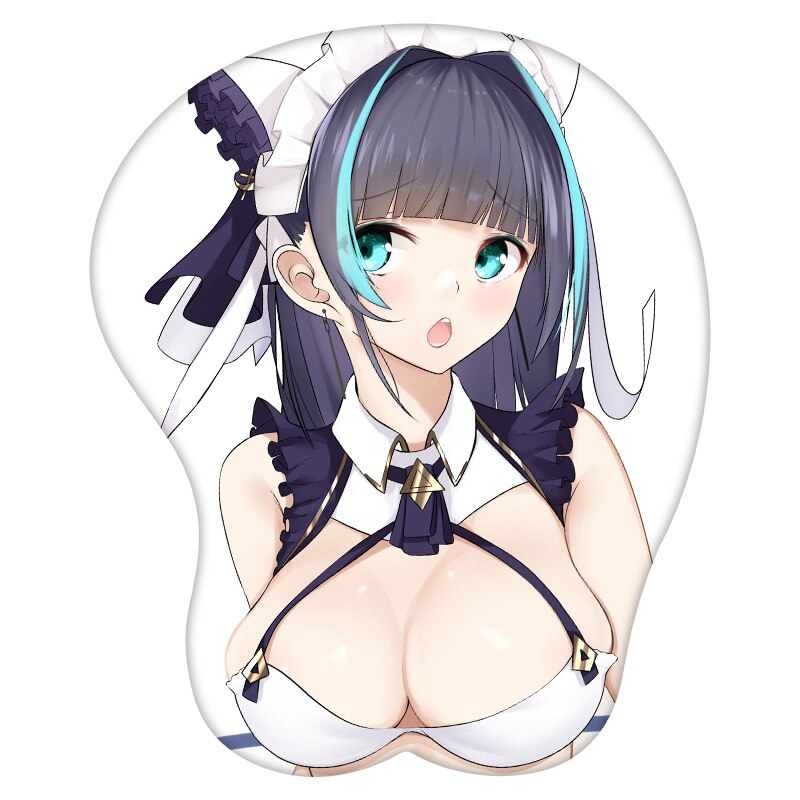 3D Mouse Pad Cheshire Azur Lane Anime Wrist Rest Silicone Sexy Creative Gaming Mousepad Mat