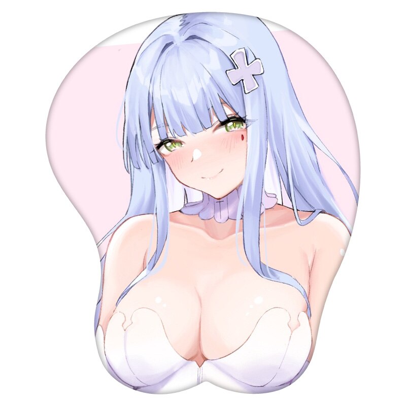 Anime 3D Mouse Pad HK416 Girls&#39; Frontline Wrist Rest Silicone Sexy Creative Gaming Mousepad Mat