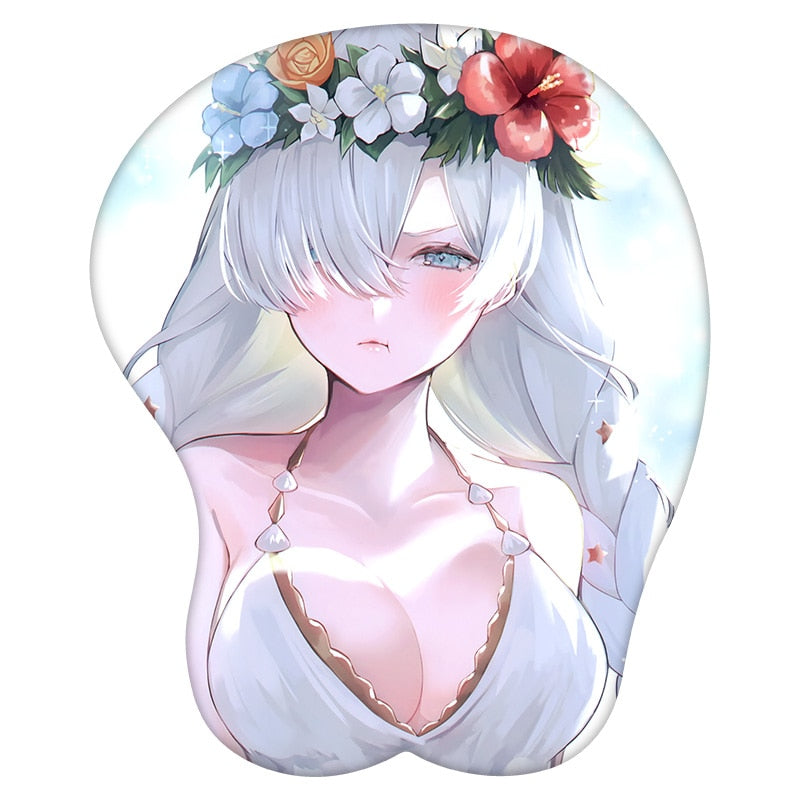 Anime 3D Mouse Pad Anastasia Nikolaevna Romanova Fate/Staynight Wrist Rest Silicone Sexy Creative Gaming Mousepad Mat