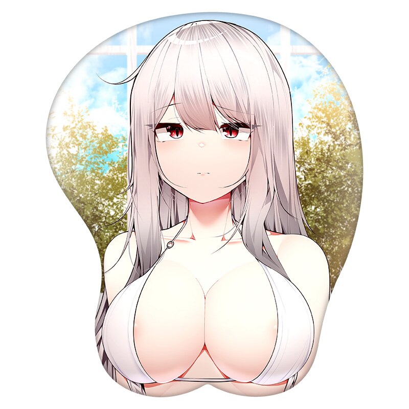 3D Mouse Pad Skadi Arknights Anime Wrist Rest Silicone Sexy Creative Gaming Mousepad Mat