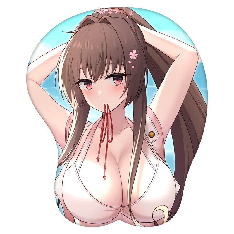 3D Mouse Pad Yamato Kantai Collection Anime Wrist Rest Silicone Sexy Creative Gaming Mousepad Mat