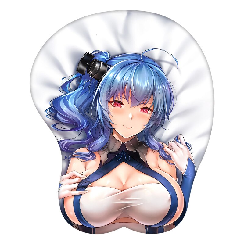 Azur Lane St. Louis 3D Mouse Pad Anime Wrist Rest Silicone Sexy Creative Gaming Mousepad Mat