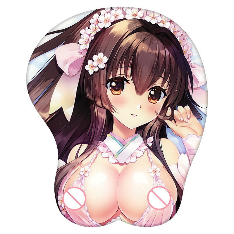 3D Mouse Pad Yamato Kantai Collection Anime Wrist Rest Silicone Sexy Creative Gaming Mousepad Mat