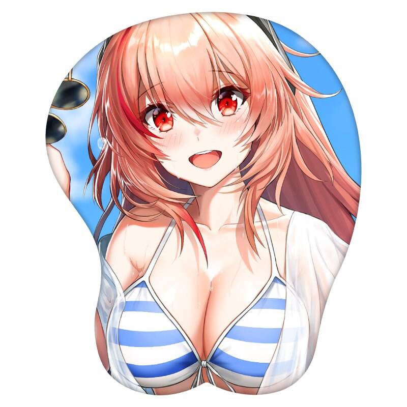 Anime 3D Mouse Pad M4 SOPMOD II Girls&#39; Frontline Wrist Rest Silicone Sexy Creative Gaming Mousepad Mat