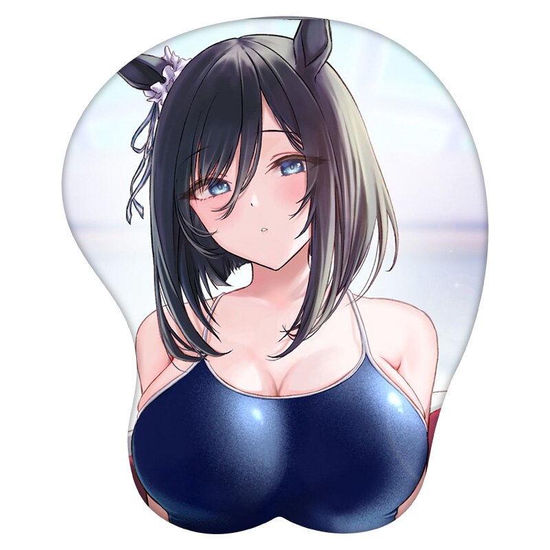 3D Mouse Pad Eishin Flash Umamusume: Pretty Derby Anime Wrist Rest Silicone Sexy Creative Gaming Mousepad Mat