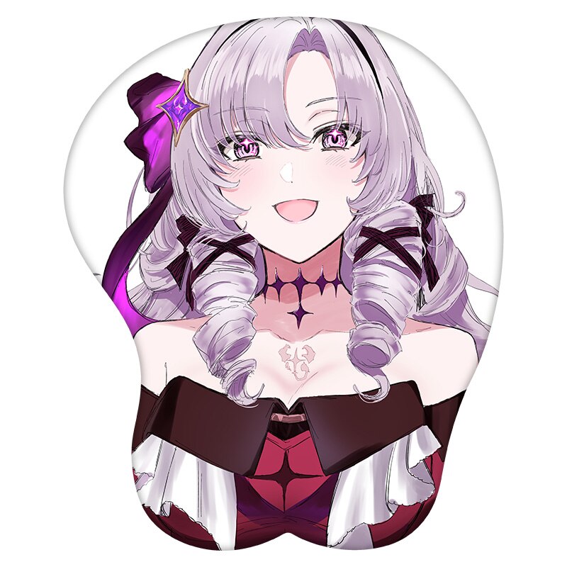 Anime 3D Mouse Pad Hyakumantenbara Salome Hololive Wrist Rest Silicone Sexy Creative Gaming Mousepad Mat