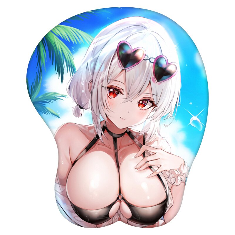 3D Mouse Pad Sirius Azur Lane Anime Wrist Rest Silicone Sexy Creative Gaming Mousepad Mat