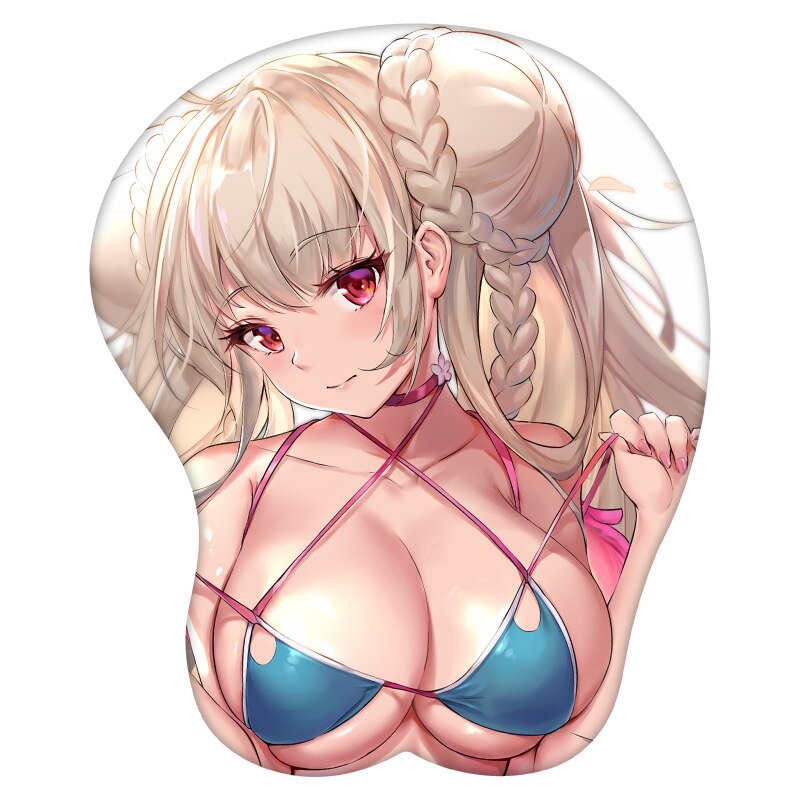 3D Mouse Pad  Formidable Azur Lane Anime Wrist Rest Silicone Sexy Creative Gaming Mousepad Mat