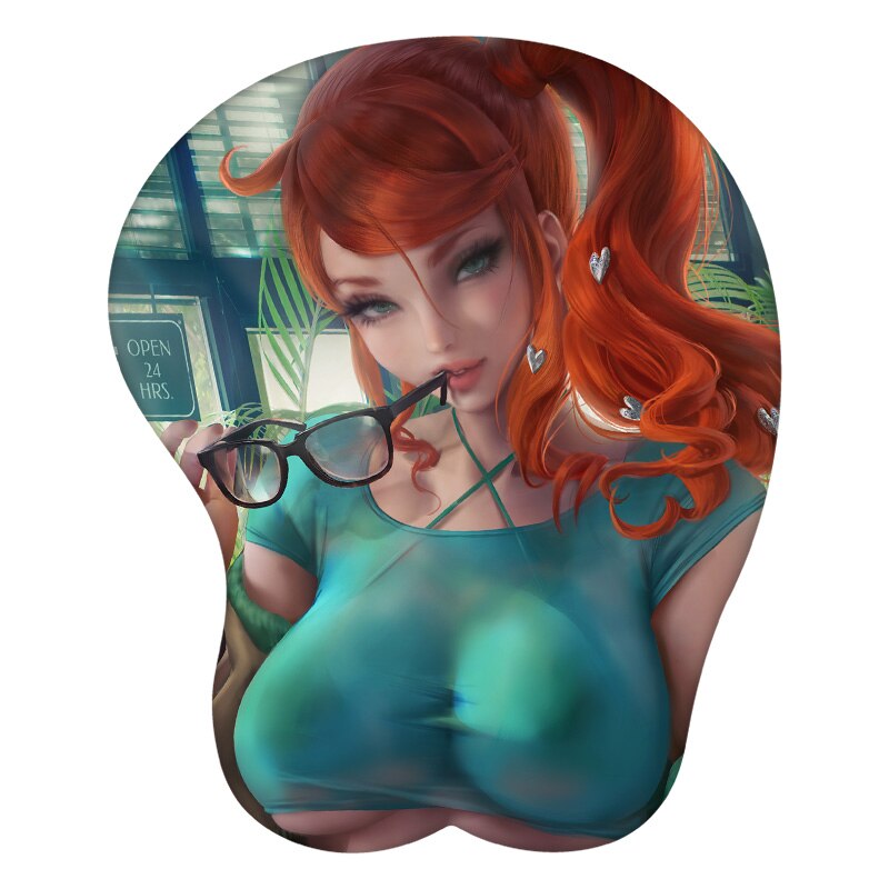 Trainer Protagonist Sonia 3D Mouse Pad Anime Wrist Rest Silicone Creative Gaming Mousepad Mat