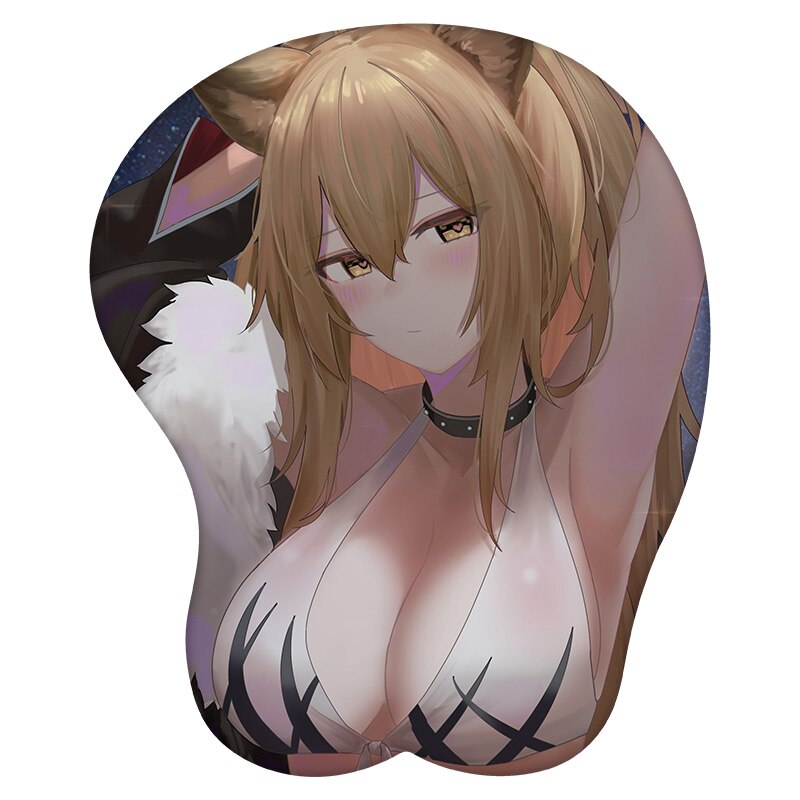 3D Mouse Pad Siege Arknights Anime Wrist Rest Silicone Sexy Creative Gaming Mousepad Mat