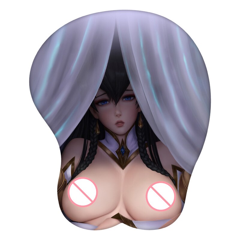 LOL Irelia 3D Mouse Pad League Of Legends Creative Wrist Rest Silicone Sexy Gaming Mousepad Mat