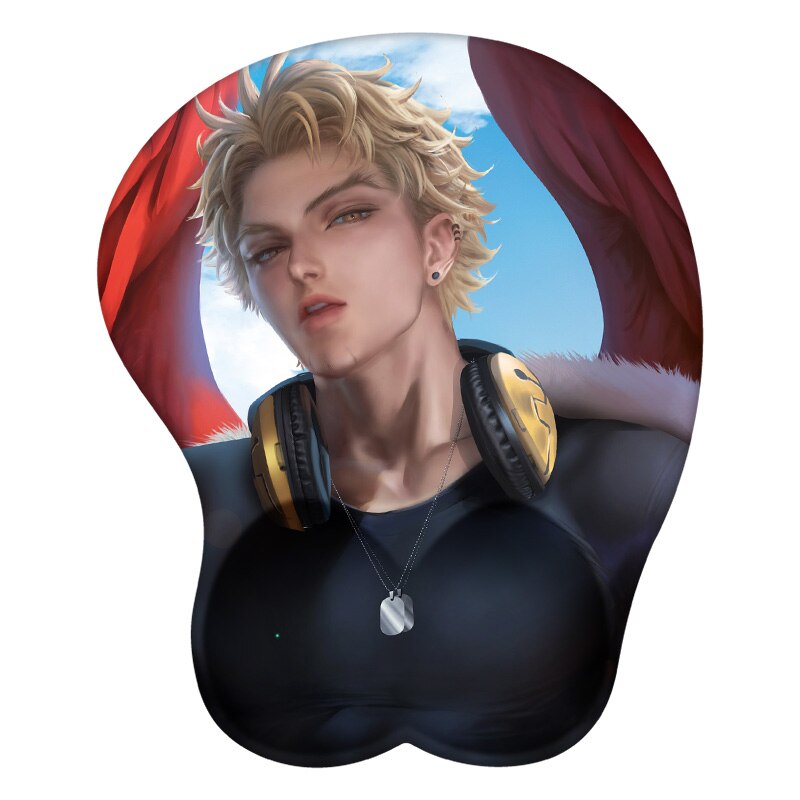 Hawks Takami Keigo My Hero Academia 3D Mouse Pad Anime Wrist Rest Silicone Sexy Creative Gaming Mousepad Mat