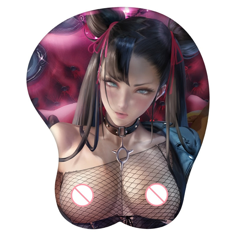 Trainer Protagonist Marnie Mary Anime 3D Mouse Pad Wrist Rest Silicone Sexy Creative Gaming Mousepad Mat