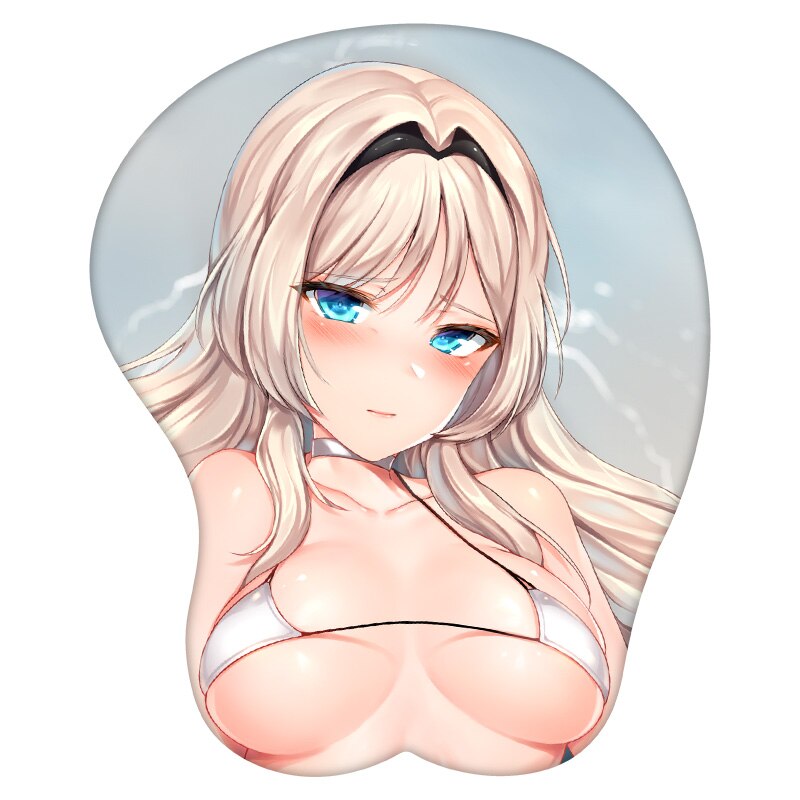 Anime 3D Mouse AN-94 Girls&#39; Frontline Wrist Rest Silicone Sexy Creative Gaming Mousepad Mat