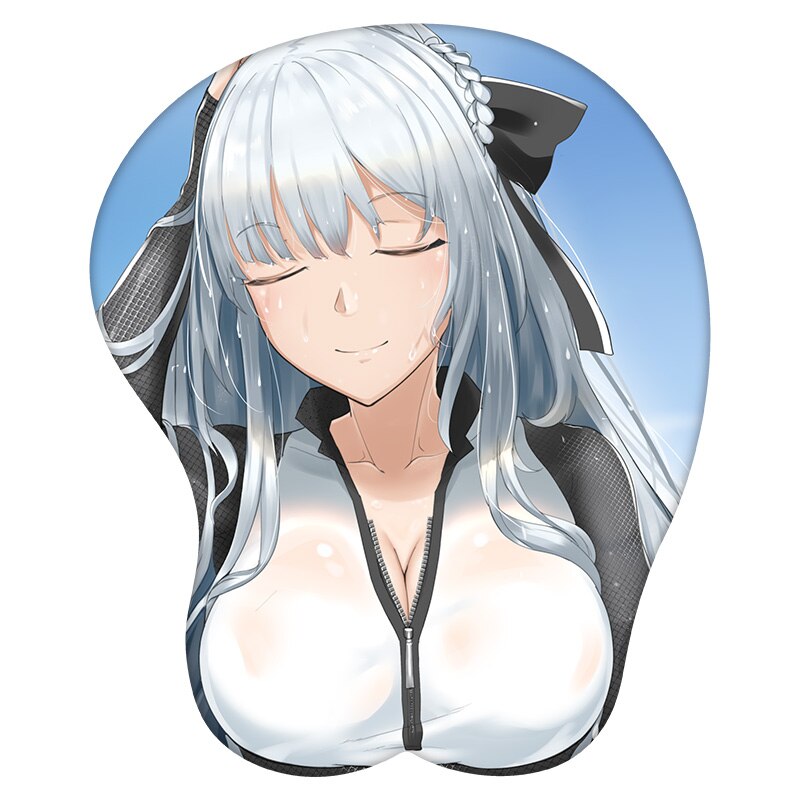 Anime 3D Mouse Pad AK-12 Girls&#39; Frontline Wrist Rest Silicone Sexy Creative Gaming Mousepad Mat