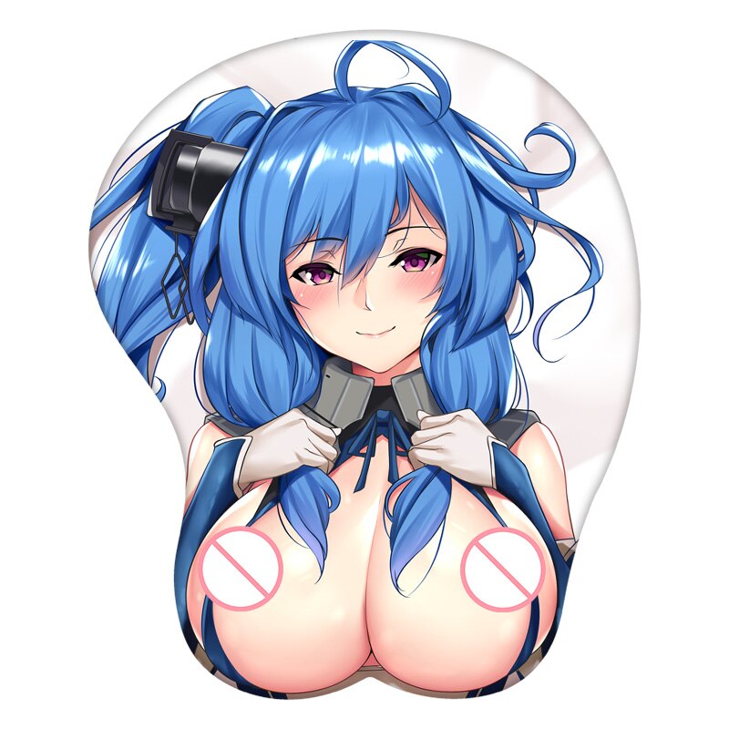 Azur Lane St. Louis 3D Mouse Pad Anime Wrist Rest Silicone Sexy Creative Gaming Mousepad Mat