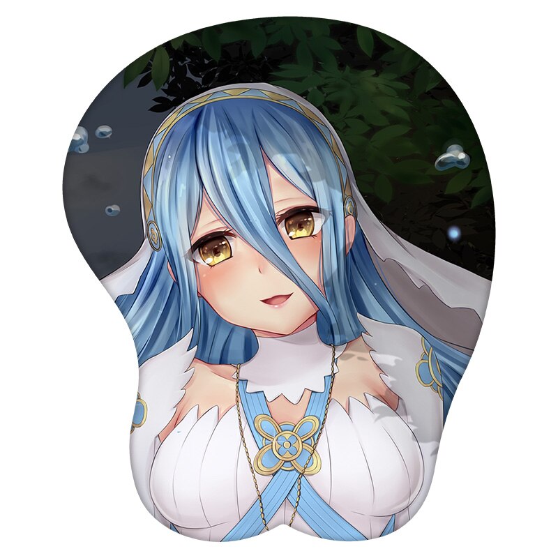 3D Mouse Pad Aqua Fire Emblem  Anime Wrist Rest Silicone Sexy Creative Gaming Mousepad Mat