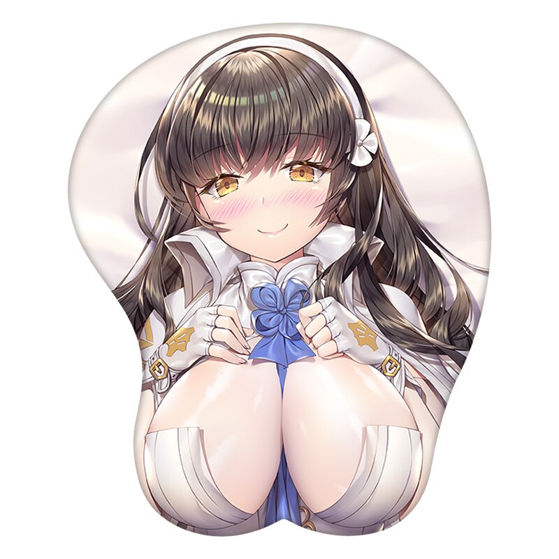 Anime 3D Mouse Pad QBZ-95 Girls&#39; Frontline Wrist Rest Silicone Sexy Creative Gaming Mousepad Mat