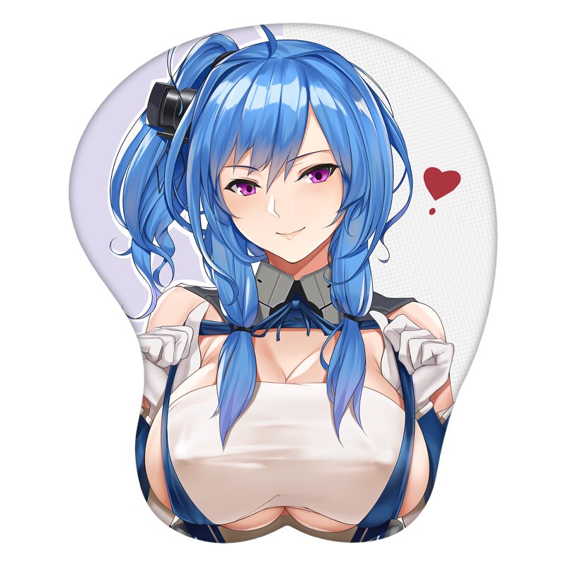 Azur Lane St. Louis 3D Mouse Pad Anime Wrist Rest Silicone Sexy Creative Gaming Mousepad Mat