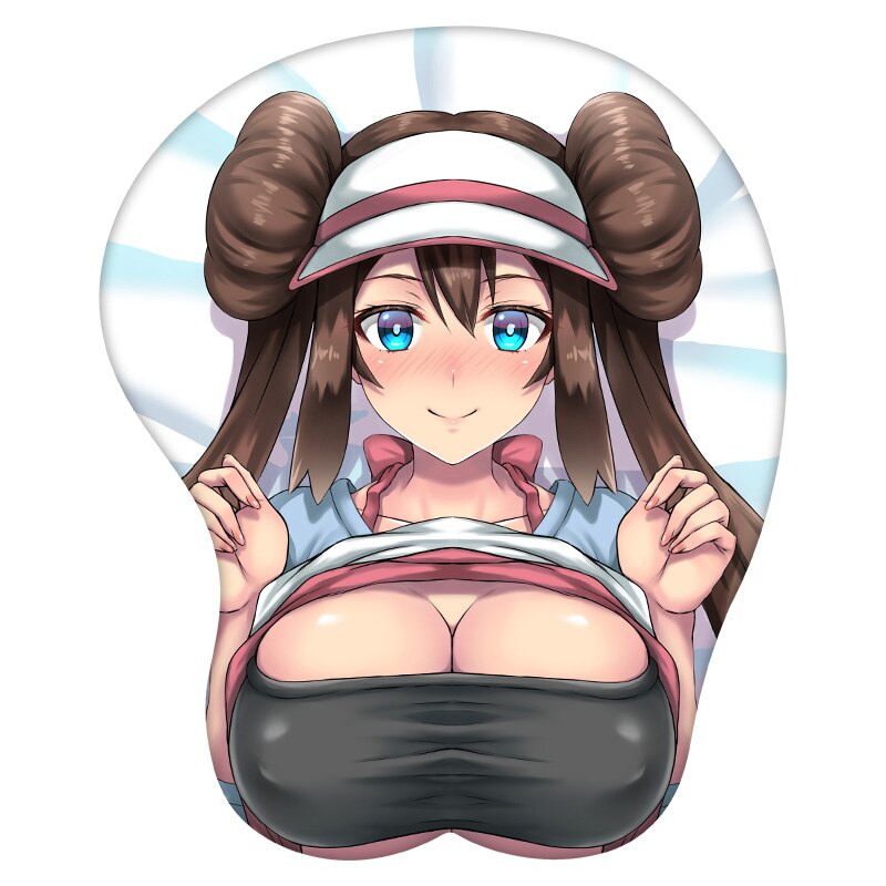 Anime 3D Mouse Pad Mei Wrist Rest Silicone Sexy Creative Gaming Mousepad Mat