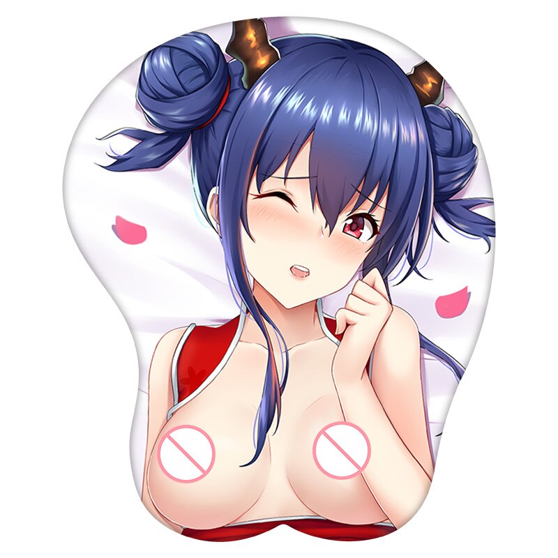 3D Mouse Pad Ch&#39;en Arknights Anime Wrist Rest Silicone Sexy Creative Gaming Mousepad Mat