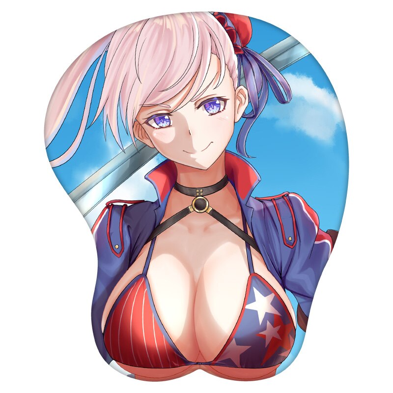 Anime 3D Mouse Pad Miyamoto Musashi Fate/Staynight Wrist Rest Silicone Sexy Creative Gaming Mousepad Mat