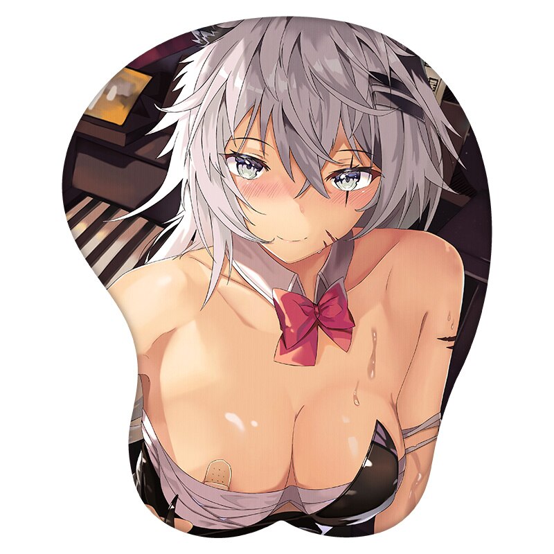 3D Mouse Pad Lappland Arknights Anime Wrist Rest Silicone Sexy Creative Gaming Mousepad Mat