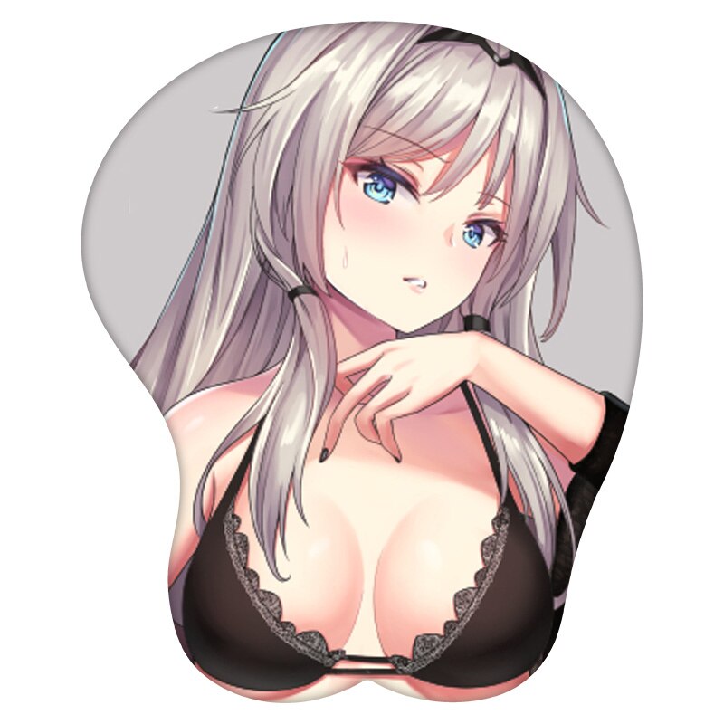 Anime 3D Mouse AN-94 Girls&#39; Frontline Wrist Rest Silicone Sexy Creative Gaming Mousepad Mat