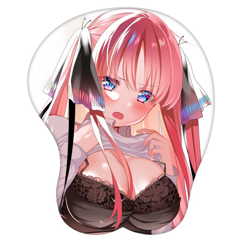 3D Mouse Pad Nakano Nino The Quintessential Quintuplets Anime Wrist Rest Silicone Sexy Creative Gaming Mousepad Mat