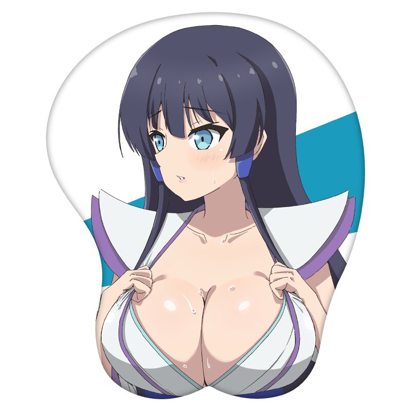 3D Mouse Pad Heine And Astaroth Sentouin Hakenshimasu!  Anime Wrist Rest Silicone Sexy Creative Gaming Mousepad Mat