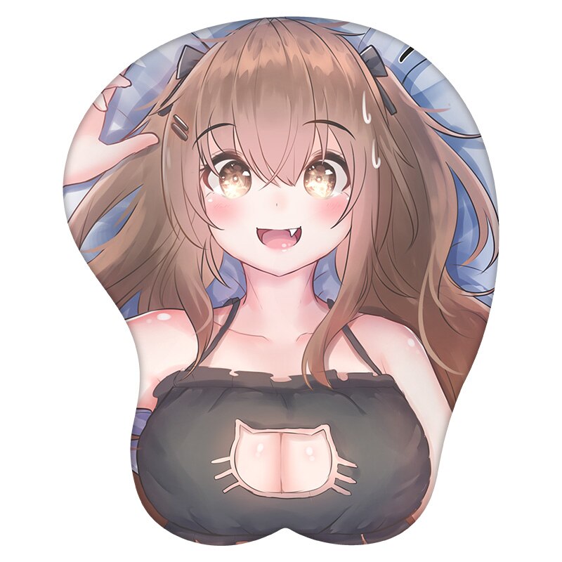 Anime 3D Mouse Pad UMP9 Girls&#39; Frontline Wrist Rest Silicone Sexy Creative Gaming Mousepad Mat