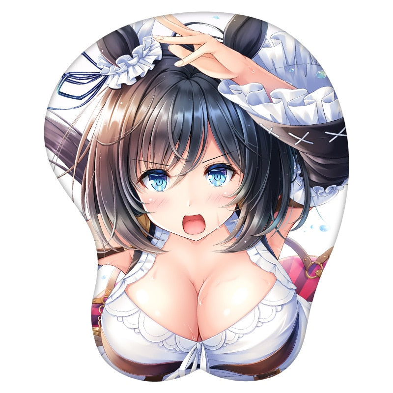 3D Mouse Pad Eishin Flash Umamusume: Pretty Derby Anime Wrist Rest Silicone Sexy Creative Gaming Mousepad Mat