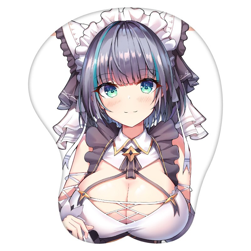 3D Mouse Pad Cheshire Azur Lane Anime Wrist Rest Silicone Sexy Creative Gaming Mousepad Mat