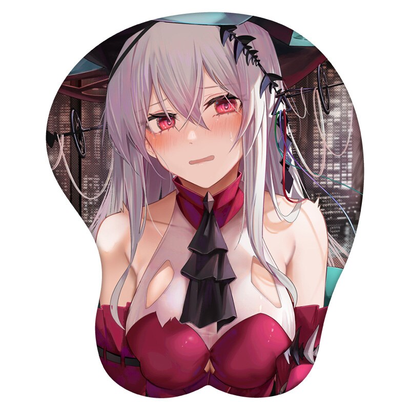 3D Mouse Pad Skadi Arknights Anime Wrist Rest Silicone Sexy Creative Gaming Mousepad Mat