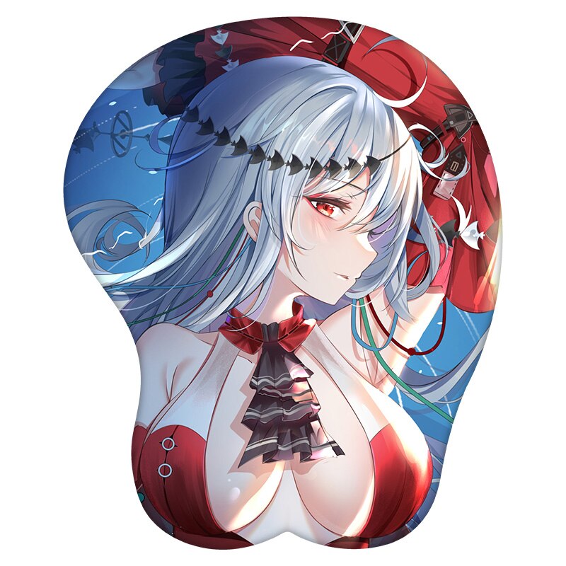 3D Mouse Pad Skadi Arknights Anime Wrist Rest Silicone Sexy Creative Gaming Mousepad Mat