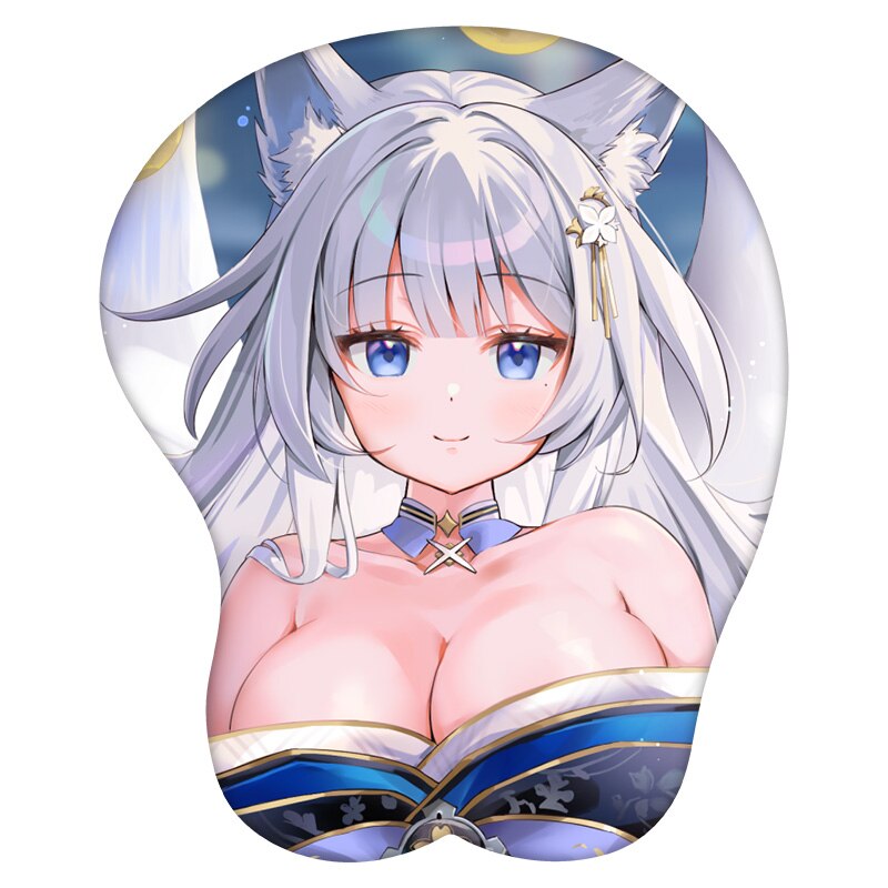 3D Mouse Pad Shinano Azur Lane Anime Wrist Rest Silicone Sexy Creative Gaming Mousepad Mat